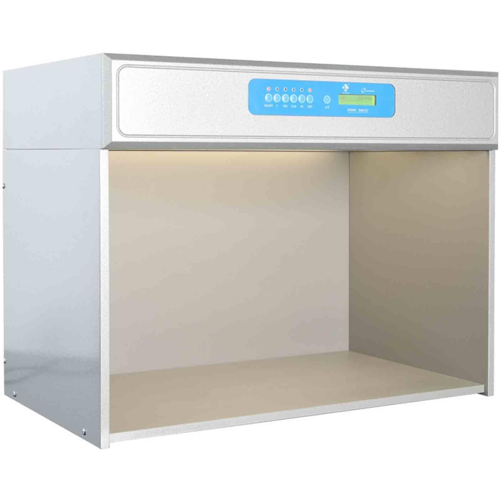Armoire d'évaluation de couleur avec 6 sources de lumière, testeur de couleur de laboratoire pour impression de tissus et de vêtements