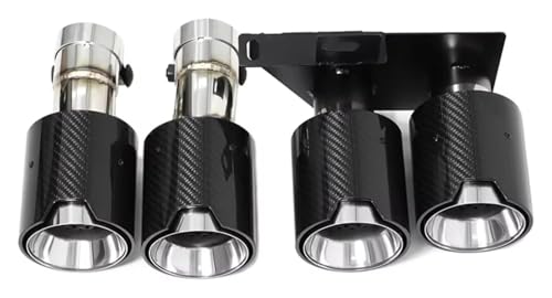 Embout quadruple couleur argent style M5 pour métamorphoser votre BMW F10