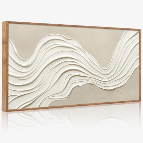 CHDITB 3D Textured Abstract Wave Art