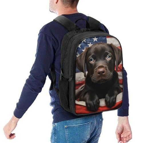 Sac à dos Labrador grand compartiment de voyage et d'école de 40 cm - 5