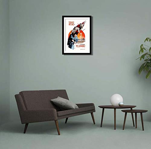 Image of Tallenge - Yojimbo - Akira Kurosawa Japanese Movie Poster - Large Framed Poster(Paper,20 x 30 inches, MultiColour)