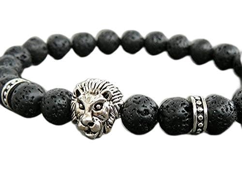 Bracelet perles de lave porte-bonheur et prospérité pour cultiver la pensée positive