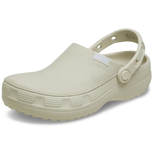 Image of Crocs Unisex-Adult Classic Crafted Canvas & Suede Clogs