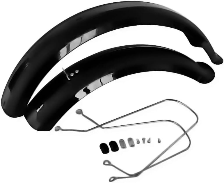 Heybike Bicycle Fender Set, Bike Front and Rear Fender Mudguard Set for Mars