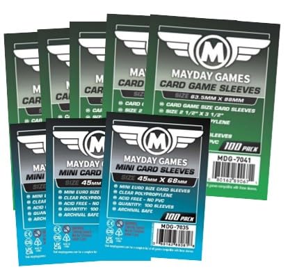 card sleeves for nemesis Amazon.com: Mayday Games Nemesis -Premium Compatible Card Sleeve Bundle : Toys & Games
