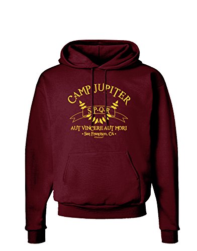 TOOLOUD Camp Jupiter - SPQR Banner - Gold Dark Hoodie Sweatshirt Hooded Pullover Pockets