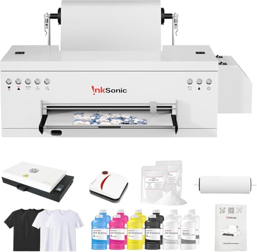 INKSONIC R1390 A3 DTF Printer 2025, 13' Transfer Machine for Apparel...