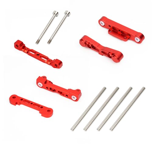 Aluminum Arm Suspension Mount Upgrades Part for Arrma 1/8 Kraton/Notorious/Outcast/Talion/Typhon 1/7 Mojave/Felony/Infraction/Fireteam 6S BLX, Alloy Composite Suspension Mount Set Hinge Pin RC Parts