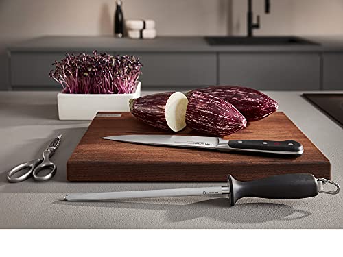 WÜSTHOF Wetzstahl 23 cm, Schwarz / Silber