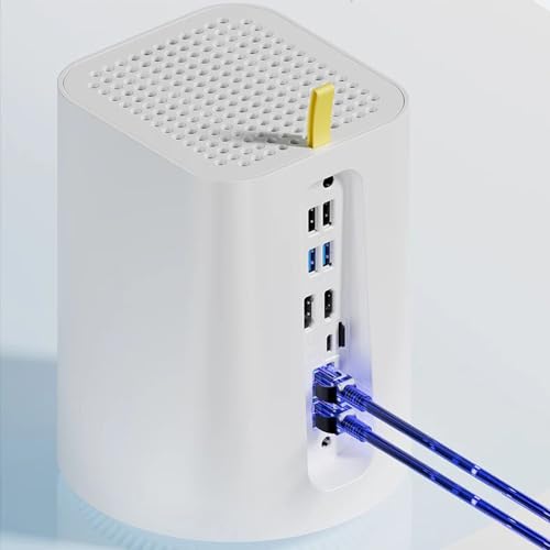 GZBOX ミニPC 小型pc NAS ファイアウォールルータPfsense 2in1 ミニPC OS 搭載なし Intel Alder Lake N100 小型PC 0GB DDR4 0GB SSD 2*DDR4・2*M.2 NVME SSD・2*HDD 2.5/3.5" TF・USB*4・HDMI・DP・TypeC 4K 3画面 WiFi6・2*RJ45 2.5Gのサムネイル