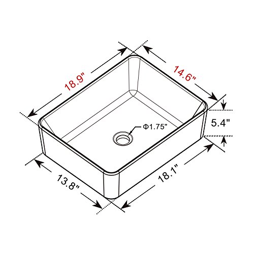 60\" Double Vanity (2 24\" Vanity,2 Porcelain Vessel Basin Sink,1 12\" Side Cabinets),Double Bathroom Vanity Top with Porcelain White Sink,1.5 GPM Faucet/Drain Parts/Mirror Includes - Thumbnail 4