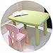 Produktbild LIANGJUN Tisch Stuhl for Kinder Kindertisch Hocker Kindergarten Zuhause Baby Spiel Schreibtisch rutschfest Stark Belastbar, 3 Farben (Color : B)