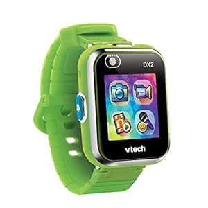 VTech KidiZoom Smart Watch DX2 grün – Kinderuhr mit Touchscreen, zwei Kameras für Selfies und vielem mehr – Für Kinder von 5-12 Jahren
