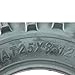 MASSFX 25x8-12 Front Tire Set (2) for All-Terrain (ATV), Utility-Task (UTV), and Side-by-Side (SxS) Vehicles - 6-Ply with 1/2