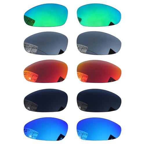 Image of Acefrog 5 Pairs Polarized Replacement Lenses for Oakley Juliet Sunglasses, Perfectly Fit, Shatterproof, Anti-scratch, Value Pack