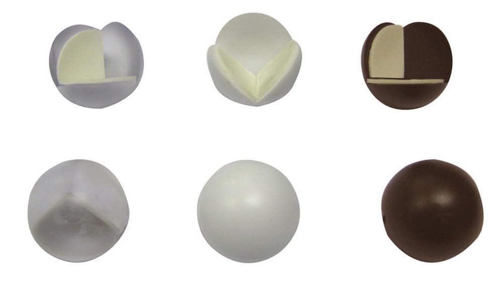 12CONFEZIO PARASPIGOLI ADESIVO A SFERA BLISTER 4 PZ. Trasparente NextradeItalia Mod.FERX.VITXWIRX