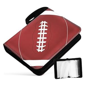 LIOOBO Sportkarten Sammelkarten-Album im Football-Design