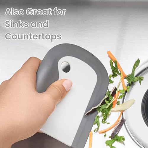 Image of Kunya Multi Purpose Silicone Squeegee with Hanging Hook Water Blade for Cleaning Bathroom Shower Mirror Glass Kitchen Countertop Car Windows Wiper Scraper Waterblade Cleaner Tool (Handy)