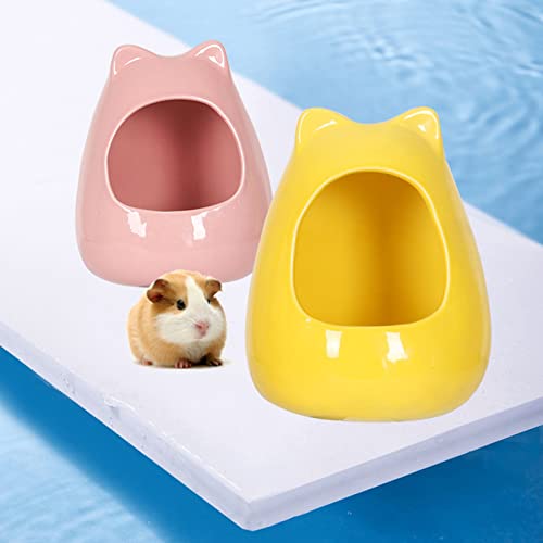 Habitat hamster haut de gamme avec nid céramique cochon d'Inde - 8