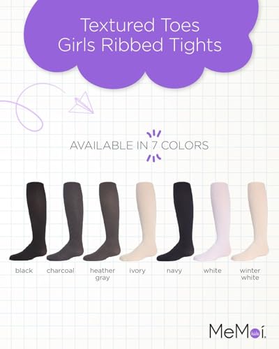 MeMoi Girls Ribbed Tights | Childrens Tights Collection2