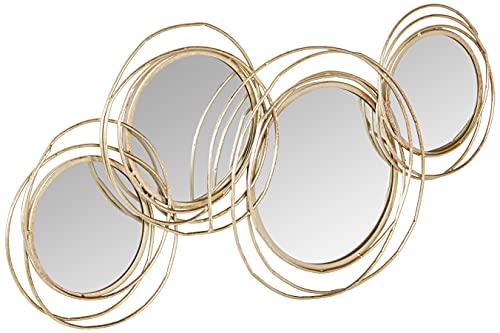 Sagebrook Home 12111 Metal & Glass Wall Mirror Window Box Pack, 41