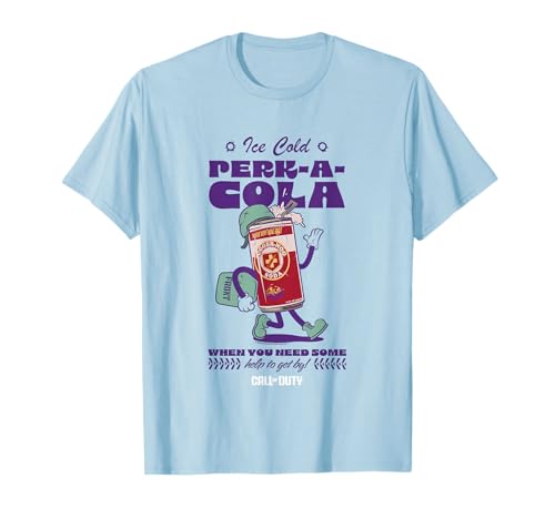 Call Of Duty I Cold Perk -A- Cola When You Need Some Retro Camiseta