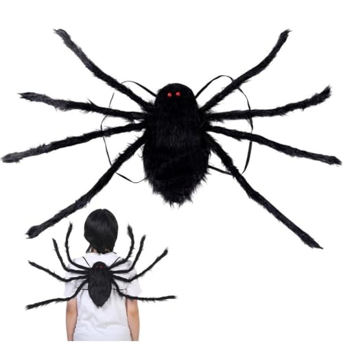 Sac à dos en peluche araignée pour enfants avec 8 pattes rigides