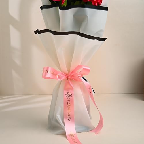 Image of FlowerAura Premium Fresh Live Flower Bouquet of 6 Pink Carnations In Designer Paper Gift For Birthday | Anniversary | Love | Home Decor | Fathers Day Gift For Dad (Same Day Delivery)