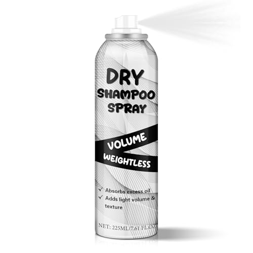 AOAZXBB Dry Shampoo Spray for Women & Men, Oil Control and Volumizing Dry Shampoo, Instant Refresh Non-Greasy, Nourishes Hair Roots, 7.61 oz