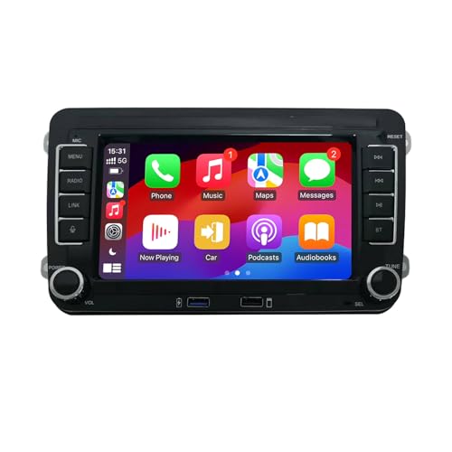 pancdesfuy 7 inch Car Stereo RCD330 for VW Golf 5 6 Passat Jetta Caddy EOS T5 Tiguan Touran CC Polo with Wireless Apple CarPlay Android Auto FM/AM Bluetooth DSP SWC High Power Radio