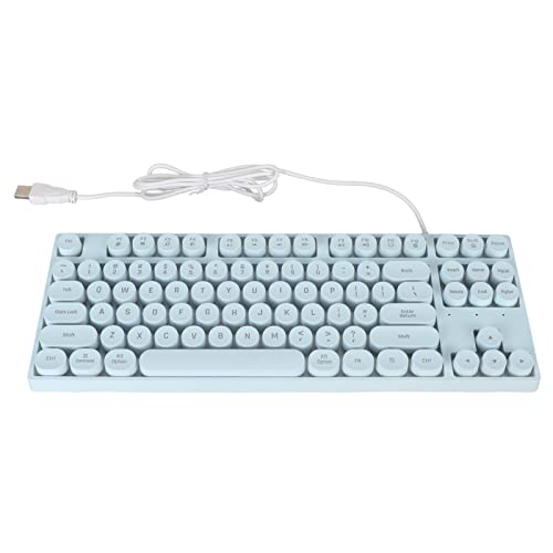 Teclado Mecánico Yunseity 87 Keys USB Retro RGB miniatura 3