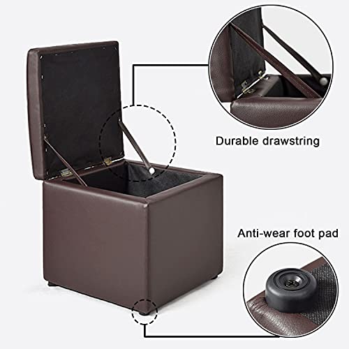 Tabouret de rangement ottoman pour désencombrer les petits salons - 6