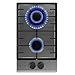 Cecotec Placa de Gas Butano y Natural 2 Fuegos Bolero Squad G 2200F Inox. 5250W, Acero Inox, Parrillas Completas Hierro Fundido, Quemador WOK Triple Corona, Encendido Eléctrico, Sistema Seguridad