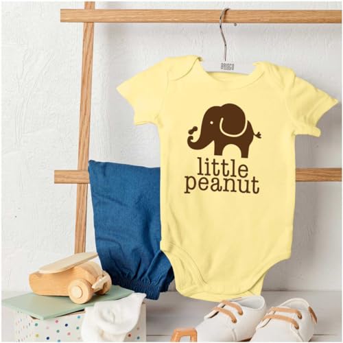 Brisco Brands Little Peanut Cute Lil Elephant Lover Baby Romper Boys or Girls4