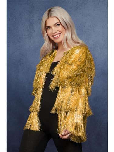 Veste de festival Smiffys Fever tinsel idéale pour vos soirées concert