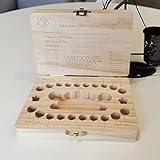 Zahnbox Holz, Milchzahndose Aus Holz, Zahnbox für Milchzähne, Zahnbox Zahndose, Milchzähne Box, Zahnbox aus Holz, Jungen Souvenir Box, Aufbewahrungsbox für Baby Zähn