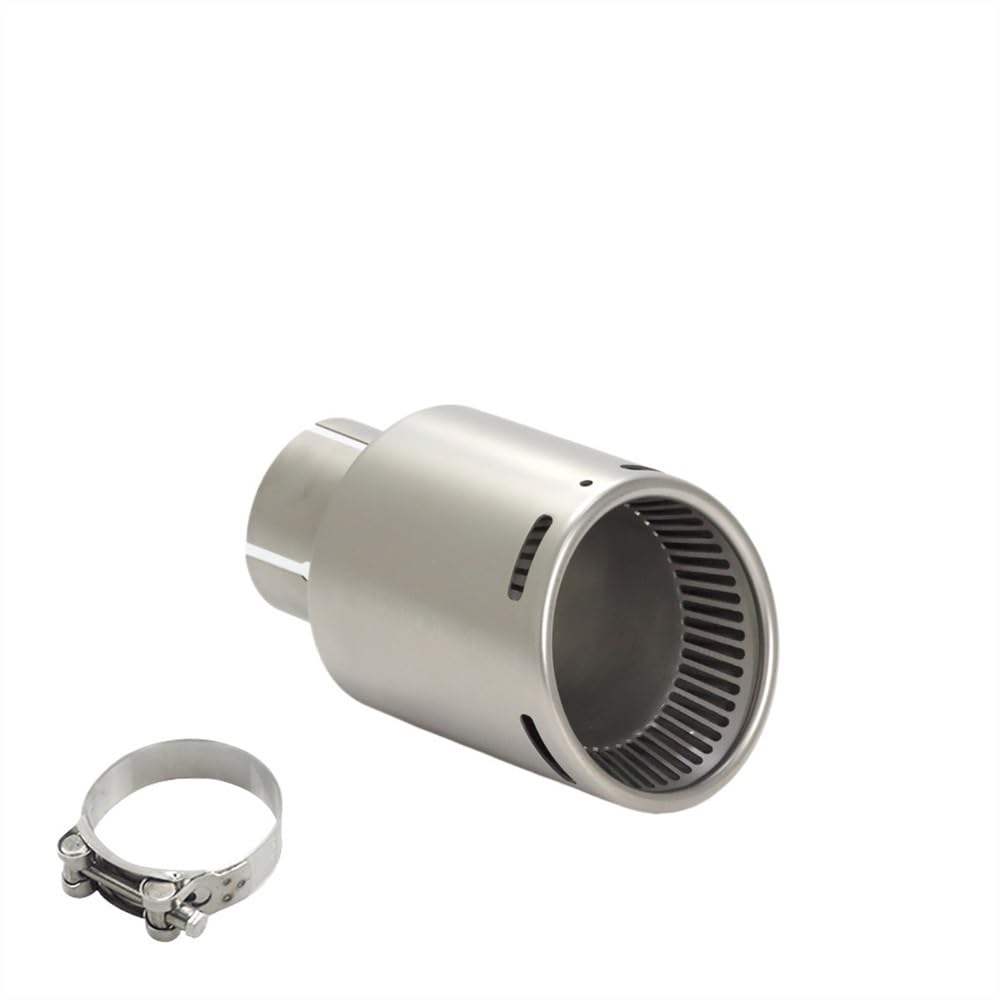 Cola de escape universal de acero inoxidable 304 mate compatible con Golf GTI 8
