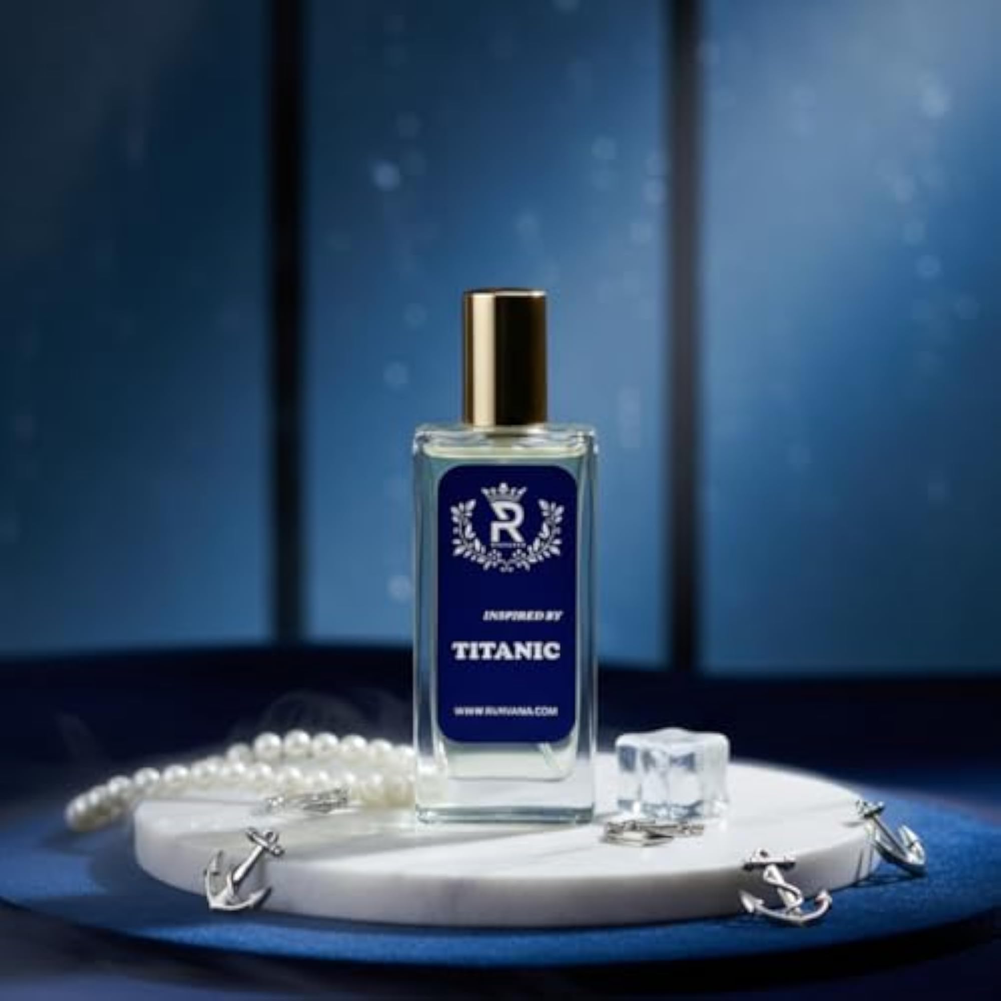 Men's Titanic Perfume Spray - 50ml, Woody Aquatic Fragrance