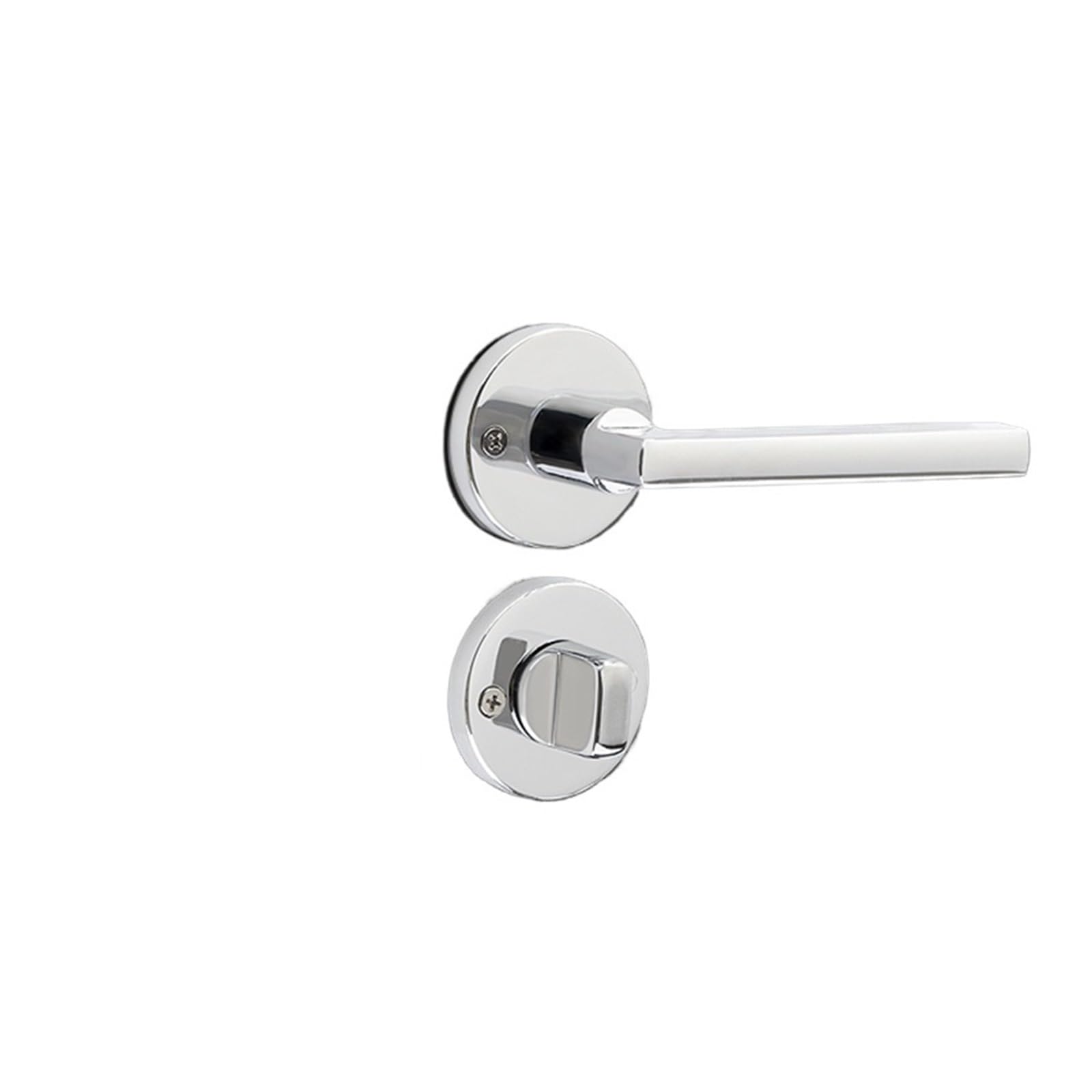 ZONSHJDKR Invisible Door Lock Zinc Alloy Single-Sided Indoor Bedroom Secret American Black Single Tongue Mechanical(E Style zinc Alloy Invisible)