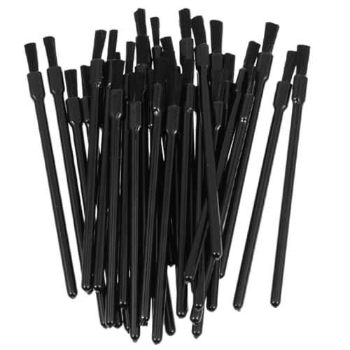 FOMIYES エキスパート リップライン メイクブラシセット 200本 ナイロン リップブラシ 口紅アプリケーター 使い捨て メイクアップツール 美容用