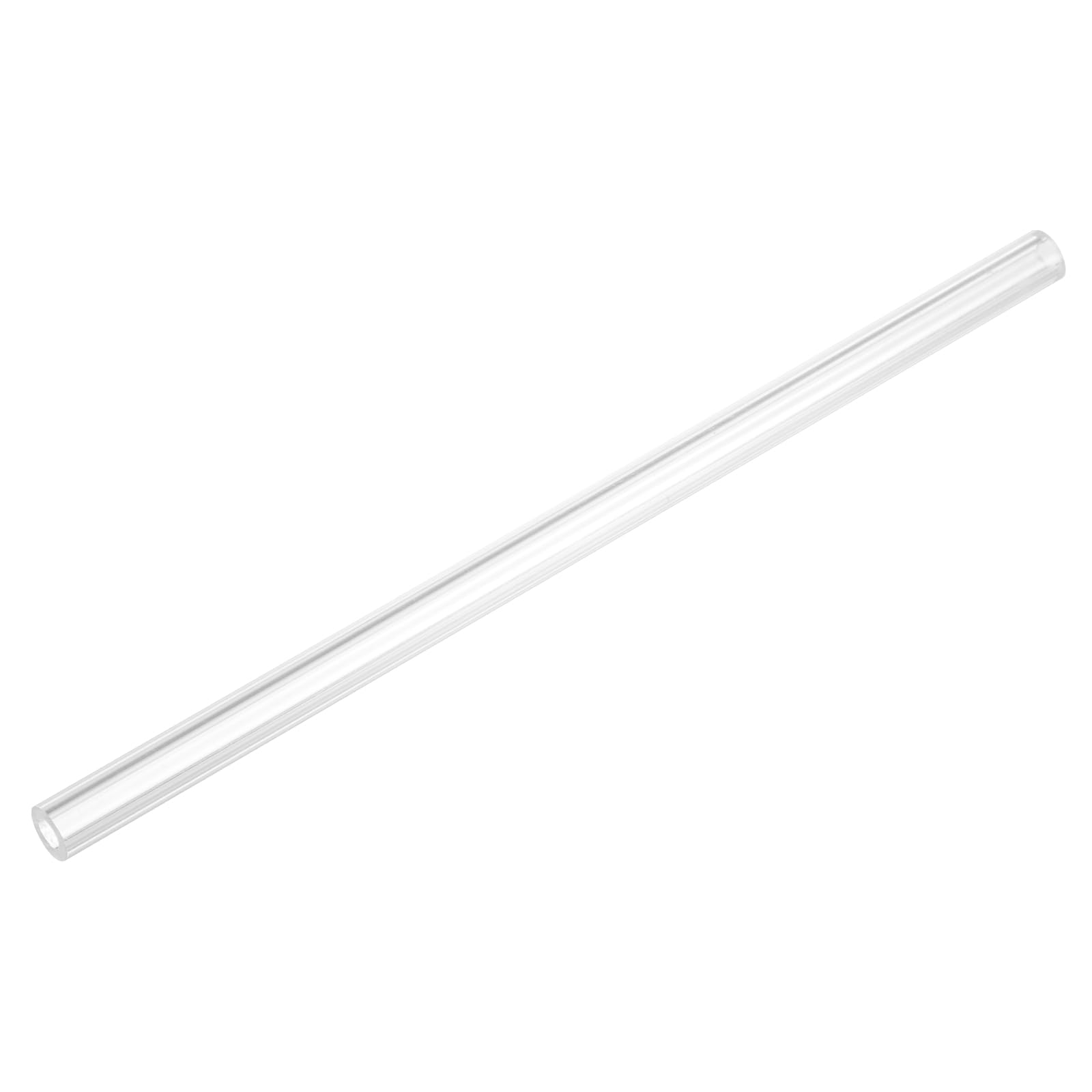 uxcell Rigid Round Clear Tubing 4mm(3/16") ID x 7mm(1/4") OD x 0.5Ft(150mm) Length Plastic Tube