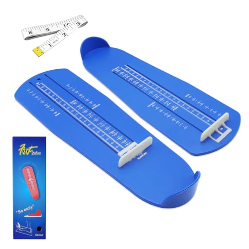 zepongLN Foot Measurement Device for Kids and Adults Blue Shoe Sizer