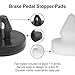 8PCS Brake Pedal Stop Pad - Compatible with Toyota Lexus (OEM#90541-06036) - Quality Rubber Pedal Accessories for Cars, Trucks & SUVs
