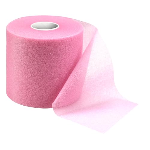 Pre-wrap Athletic Tape 2.75 Inches X 30 Yards Roll Pre wrap Headbands for Hair Soccer Foam Underwrap Sports Wrap for Ankles Wrists Hands Knees Elbows (Pink)