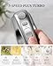 SHARDOR Hand Mixer, 450W Handheld Mixer with Storage Case 5-Speed Plus Turbo Hand Mixer Electric With 5 Stainless Steel Attachments(2 Beaters, 2 Dough Hooks and 1 Whisk), Silver