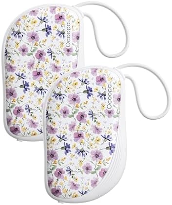 OCOOPA Handwärmer Elektrisch 2er-Pack, Wiederverwendbar 4000mAh Taschenwärmer, Weihnachten Geschenk Für Frauen, nur 1,5 cm dünn, passt in Handschuhe und Taschen, Winter-Essentials,