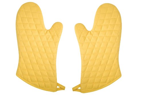 Now Designs Basic Oven Mitt, Lemon Yellow - 6.5 X 13 In | Set Of 2 #TOP26