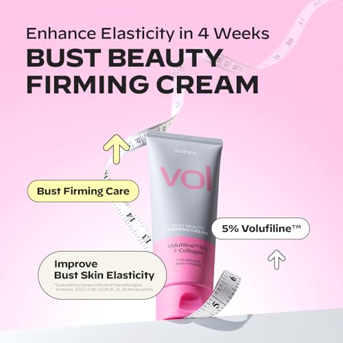 b.clinicx Beauty Firming Cream (5.07 fl oz / 150ml) - Skin Firming and Tightening Lotion, Firming Body Lotion, Lift Cream for Body with Volufiline™ 5% and Collagen, Korean Skin Care