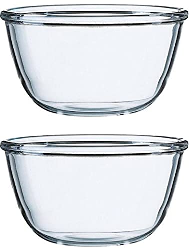 Cocoon Salatschale 18cm - 2 Stück - Glasschale Schale Servierschale Cover