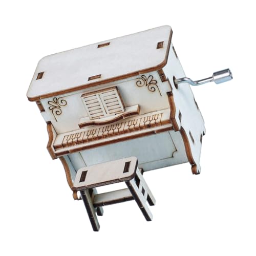 CORHAD 1Set Musical Box for Creative Assembling Piano Plaything Educational Model to Enhance Imagination and Practical Skills Present